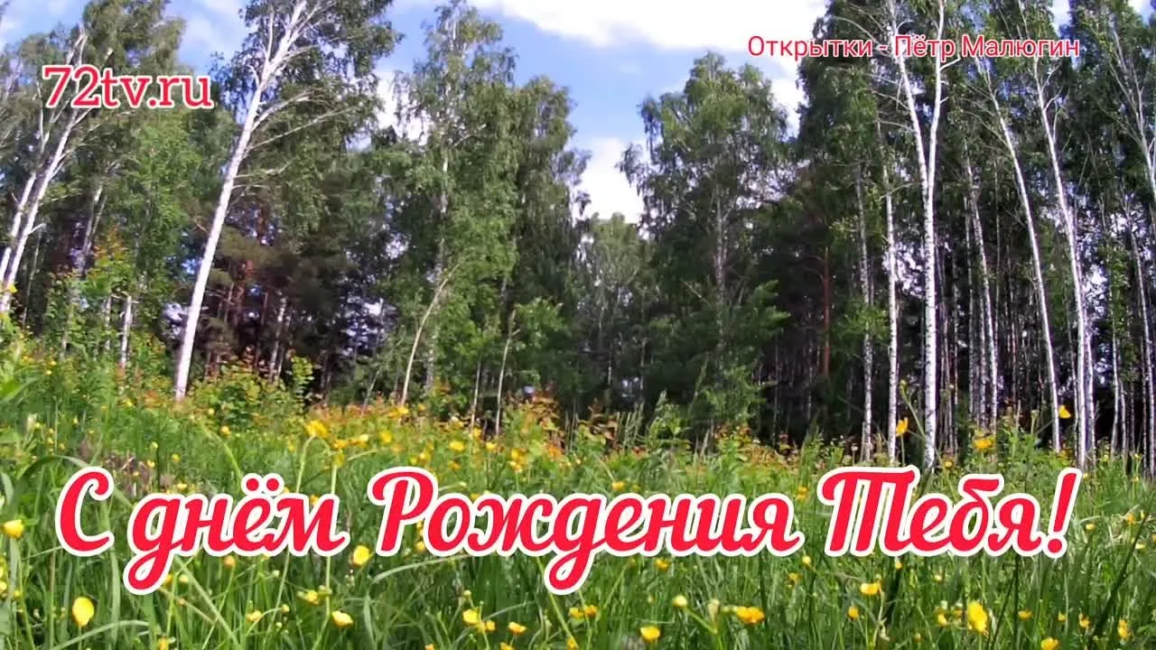 Видеооткрытка С днём рождения: скачать бесплатно