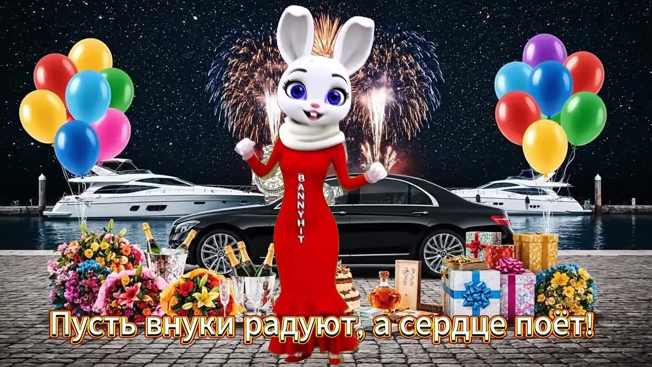 Дедушке с Днем Рождения! Открытка скачать бесплатно